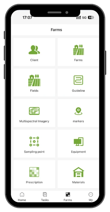 FieldFusion app on a mobile phone